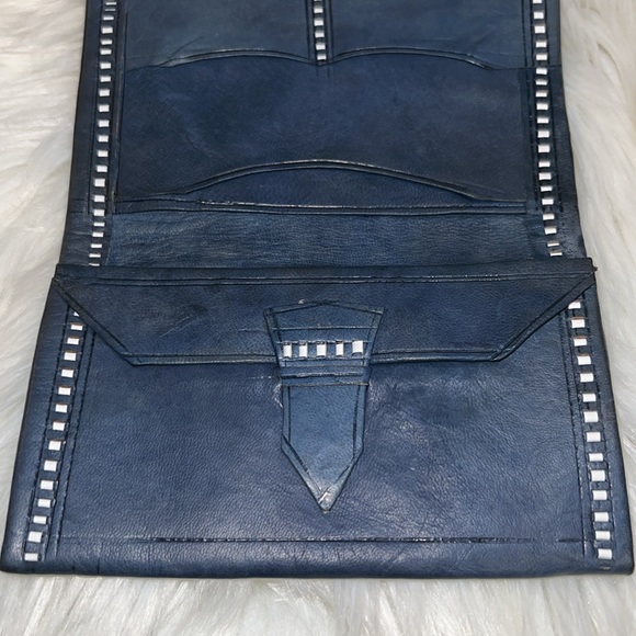 Moroccan NEW Handmade Red Leather Wallet 2 - Picture 6 of 7